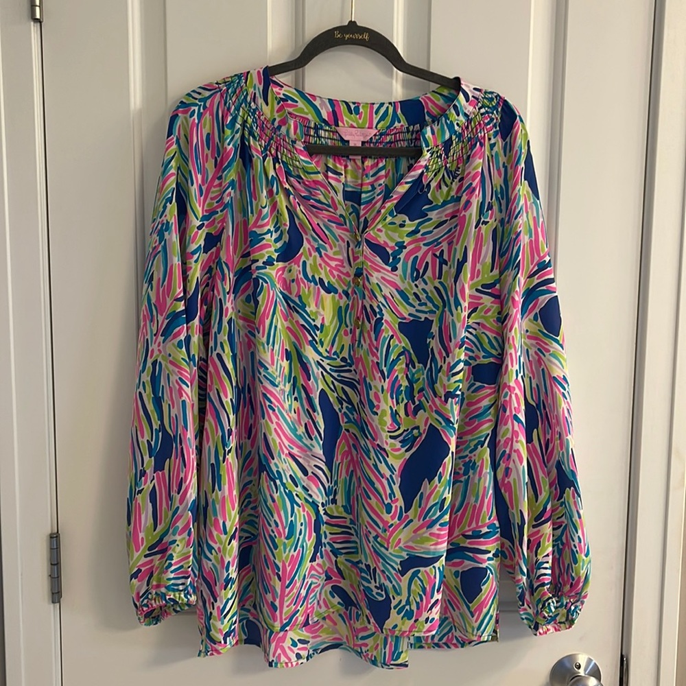 Lilly Pulitzer Elsa Silk Top